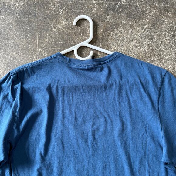 Hellbent Brewing T Shirt Mens M Blue Beer Crew Neck Short Sleeve Brewery - Picture 5 of 8